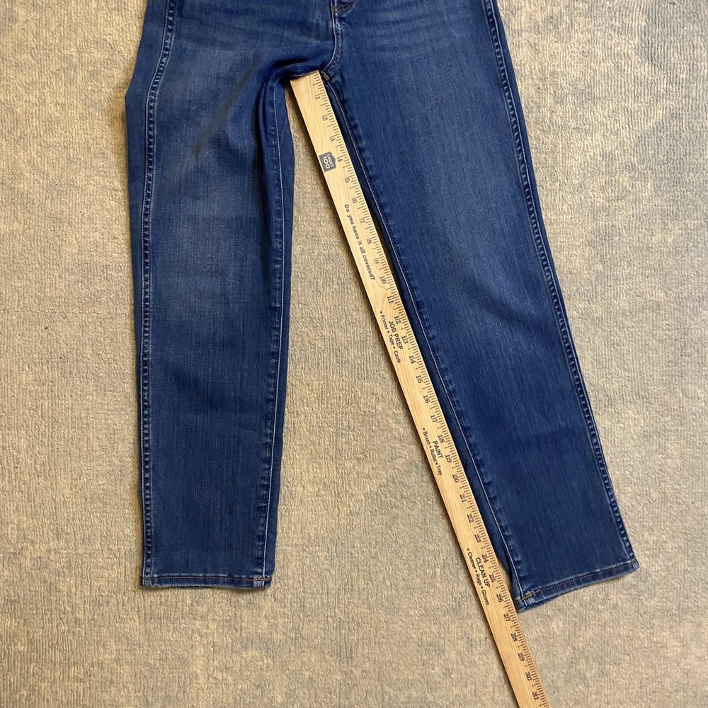 Madewell Mid-Rise Stovepipe Jeans Womens 26 Medium Wash Blue Slim Stretch Denim - Picture 5 of 14